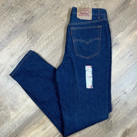 NEW Vintage Levis 501 Dark Wash 13 1993 Valencia St Factory USA 17501-0115 - Picture 1 of 16